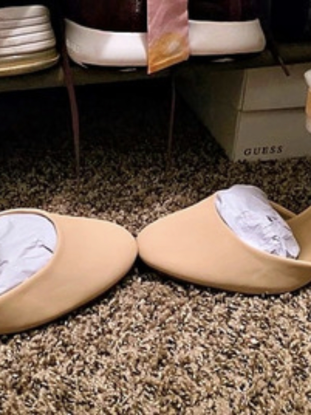 Angela Nuran Angela Ankle Strap Heels in Beige US 10 NWT